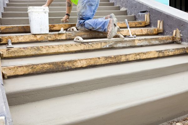 Concrete Steps Pouring in Claremore