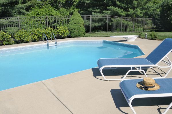 Poolside Concrete Installation in Claremore