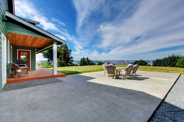 Backyard Concrete Paving in Claremore