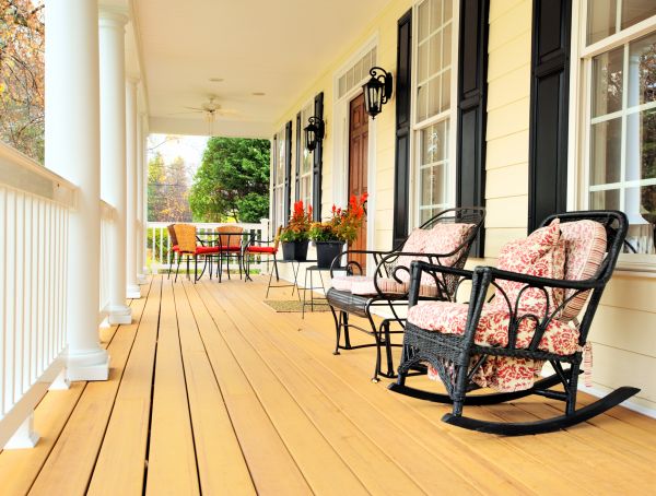 Front Porch Renovation in Claremore