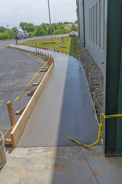 Concrete Sidewalk Paving in Claremore