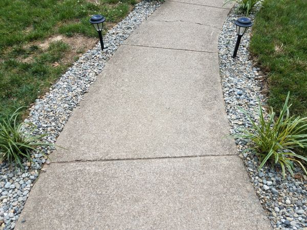 Cement Path Construction in Claremore