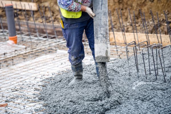 Cabin Foundation Pouring in Claremore