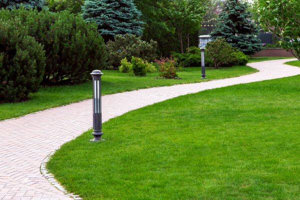 Backyard Sidewalk Installation in Claremore